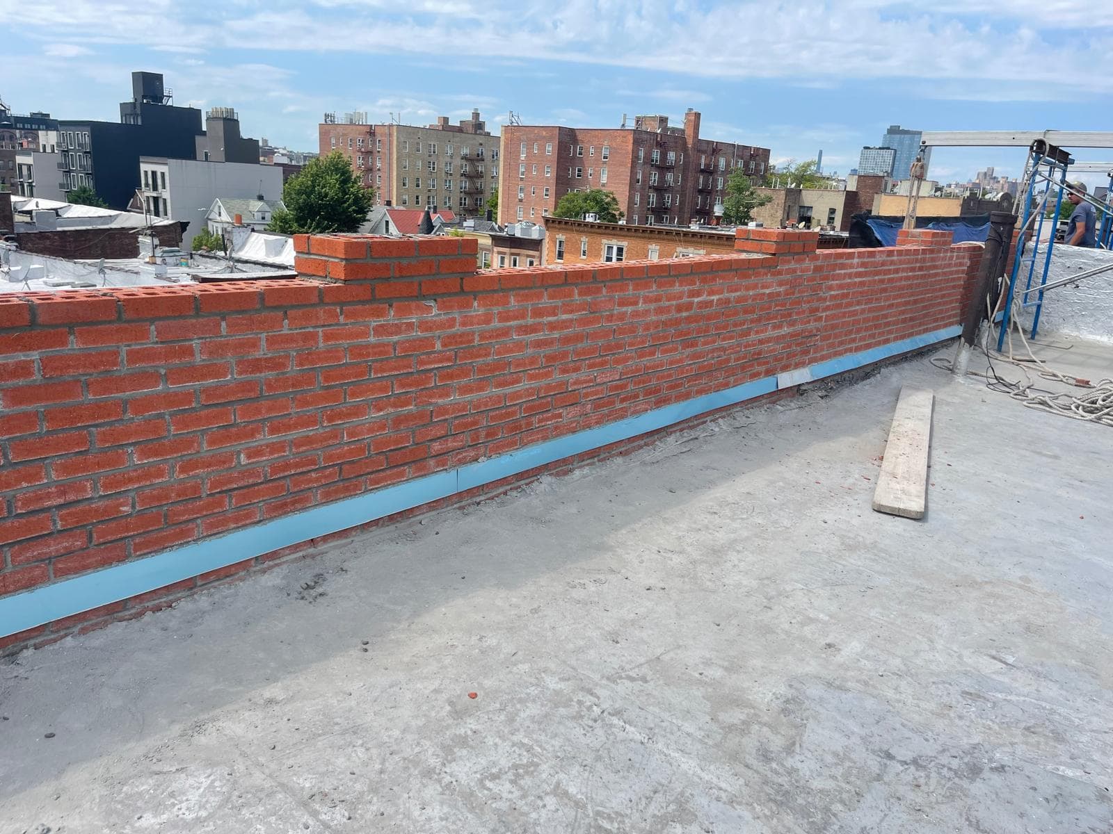 Precision Brick Parapet Wall