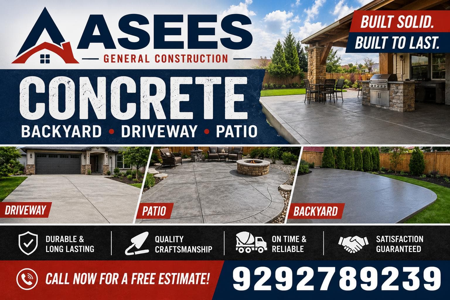 ASEES Concrete Layout Solutions Promotional Advertisement