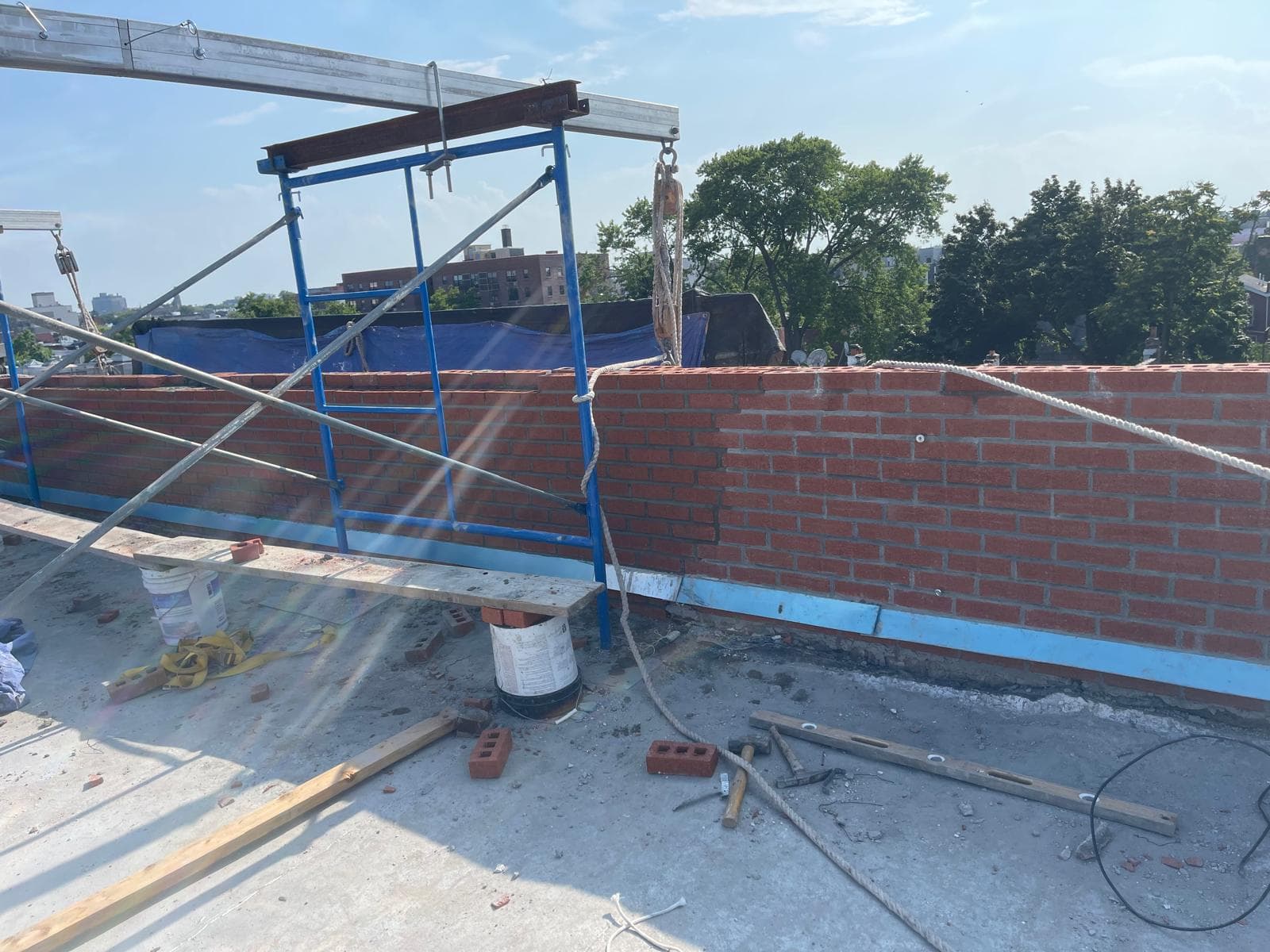 Active Scaffolding Masonry Operations